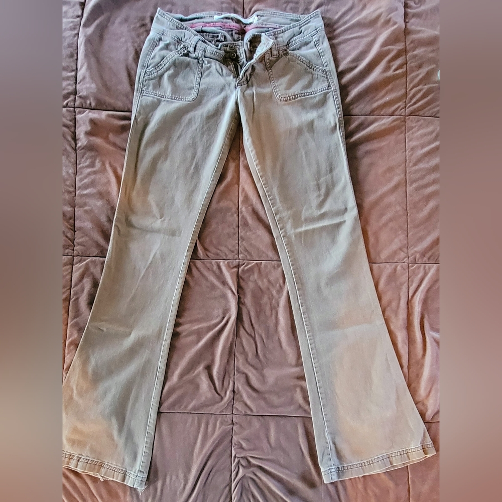 Womans brown/tan flare pants